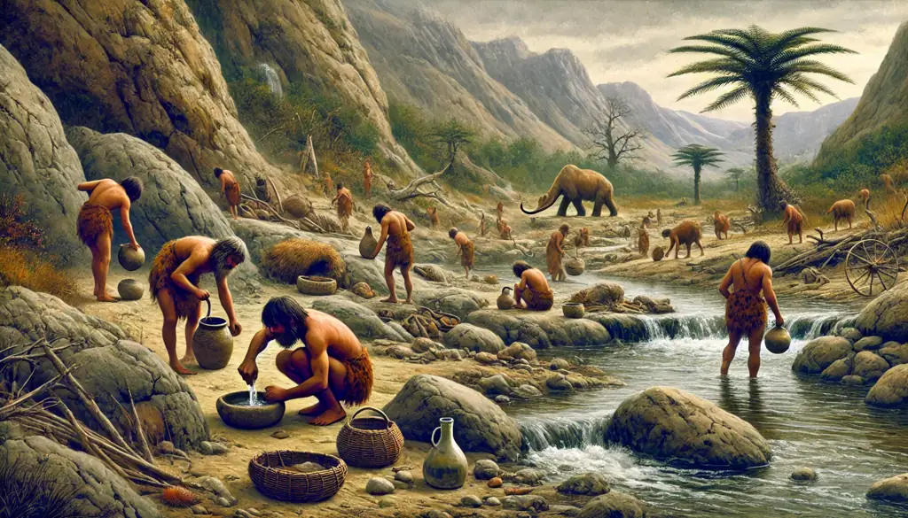 Cómo recolectaban agua en la prehistoria