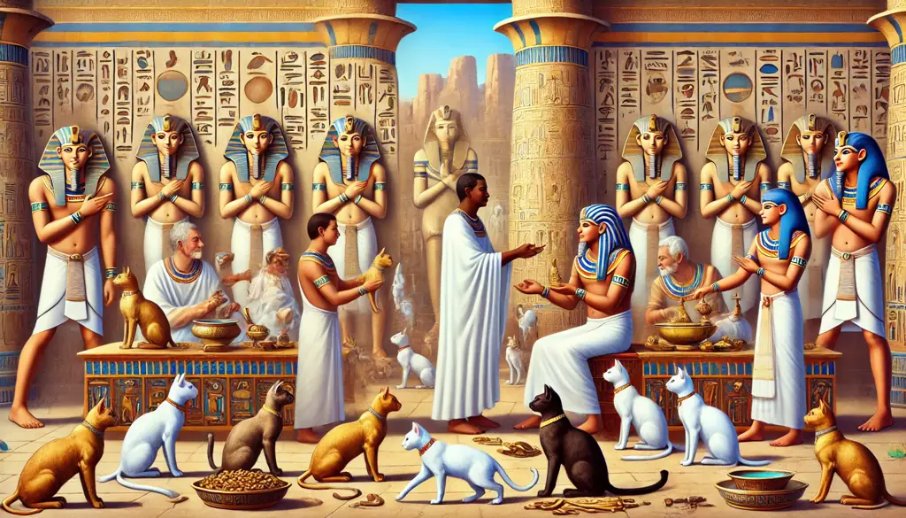La Adoración de los Gatos en el Antiguo Egipto