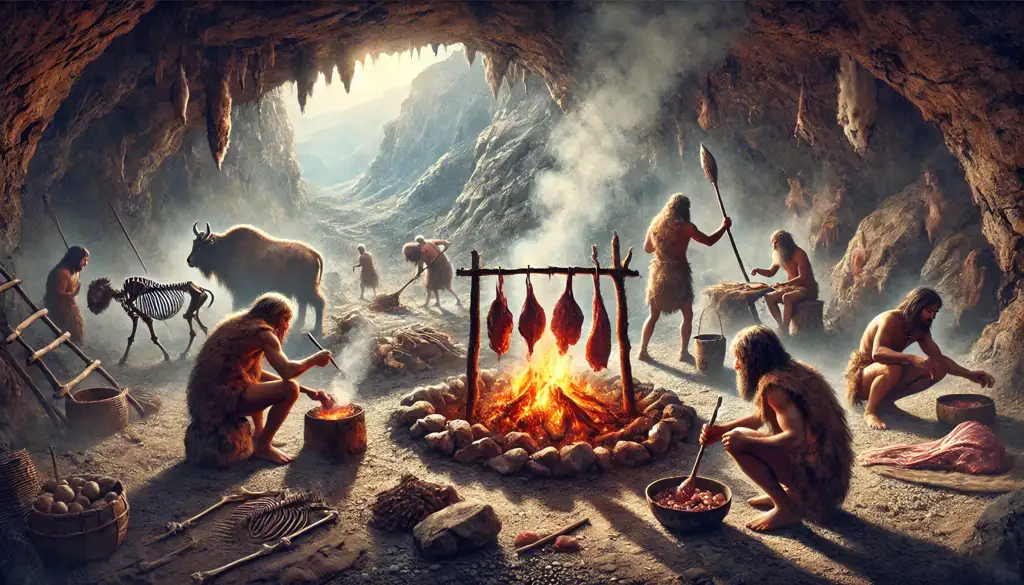 la carne en la Prehistoria