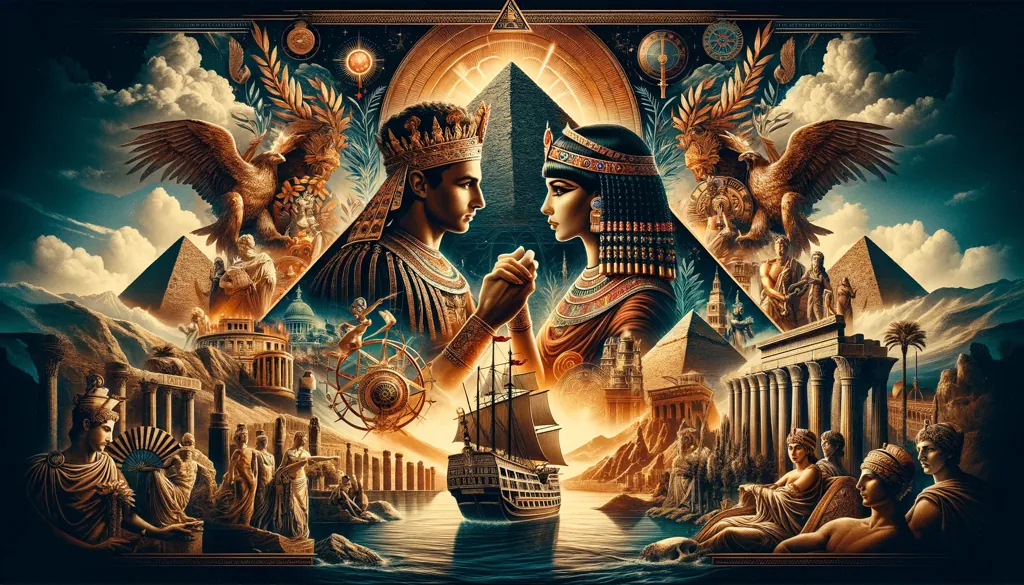Cleopatra y Marco Antonio: El encuentro de dos líderes legendarios