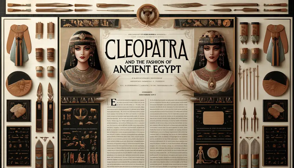 El estilo de vestir de Cleopatra