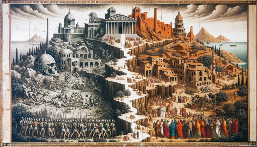 La División del Imperio Romano