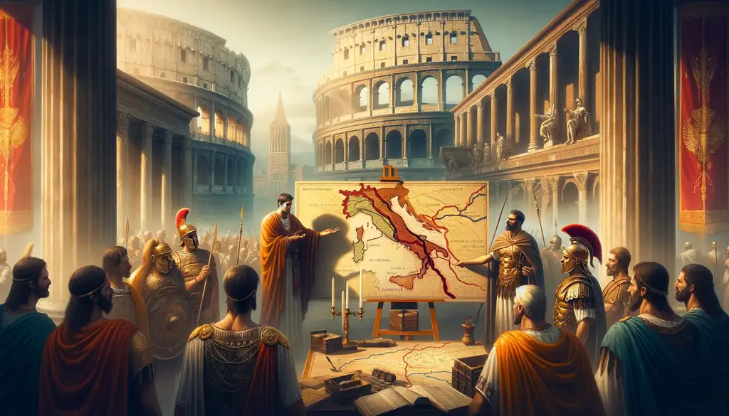 La División del Imperio Romano