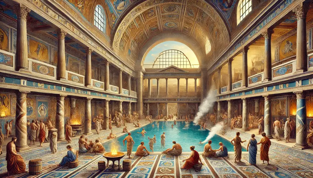 Dónde se bañaban los Romanos