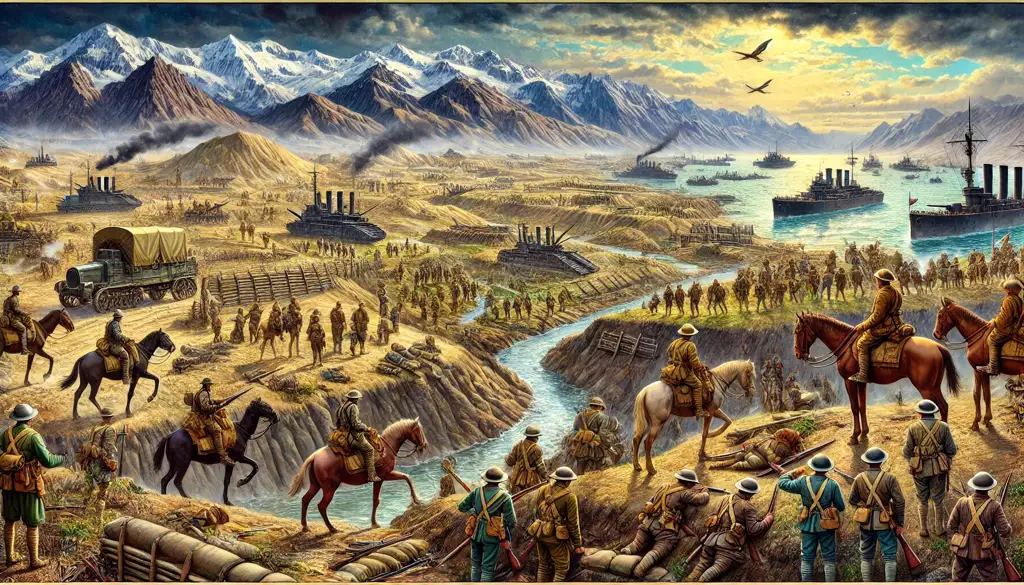 Los Teatros de Operaciones de la Primera Guerra Mundial