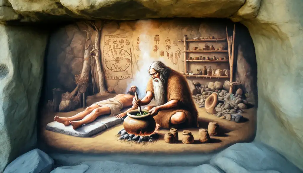 En la prehistoria, la cura de las enfermedades