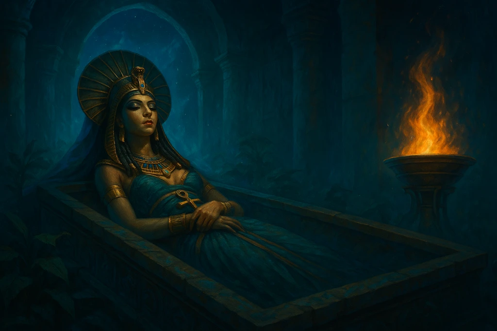 Dónde fue enterrada Cleopatra