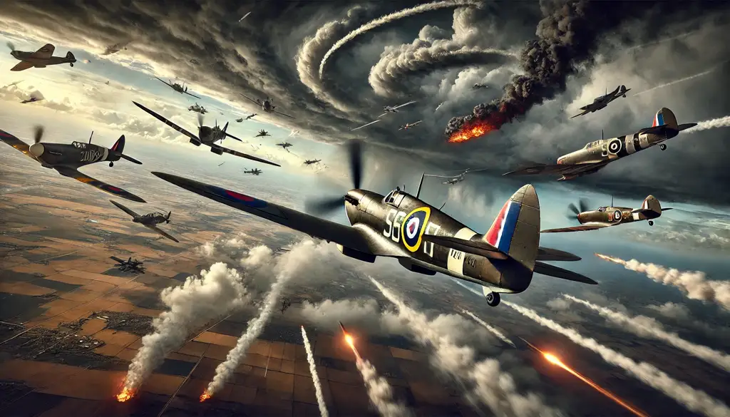 Batallas aéreas icónicas y la evolución de la guerra en el aire en la segunda guerra mundial