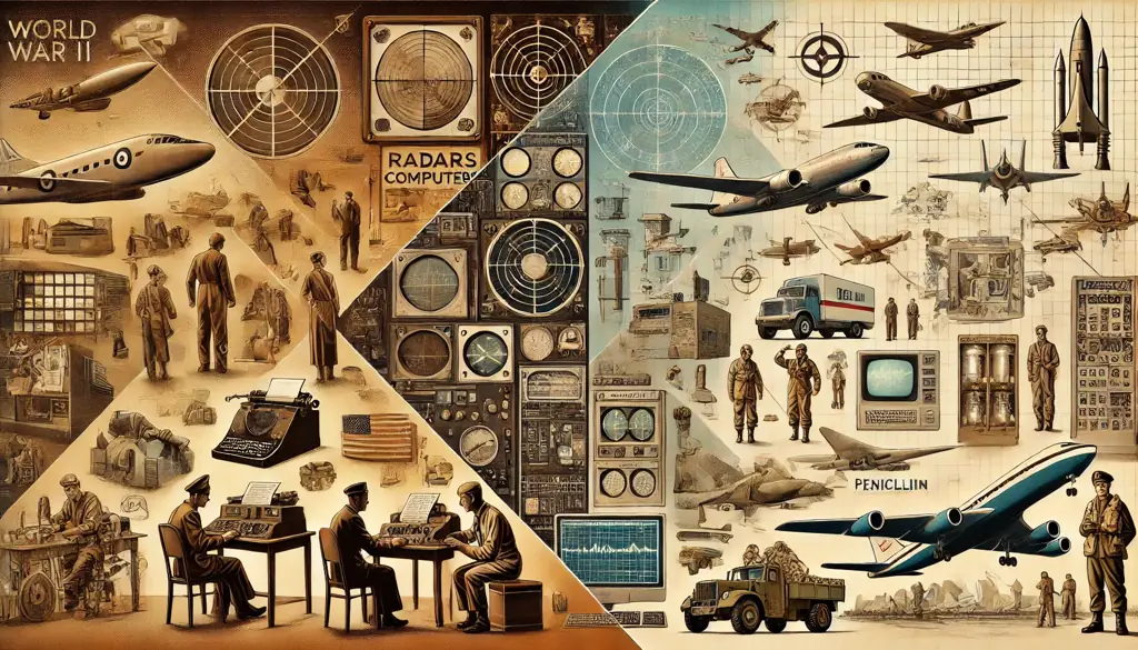 Innovaciones tecnológicas durante la Segunda Guerra Mundial y su impacto en la vida moderna