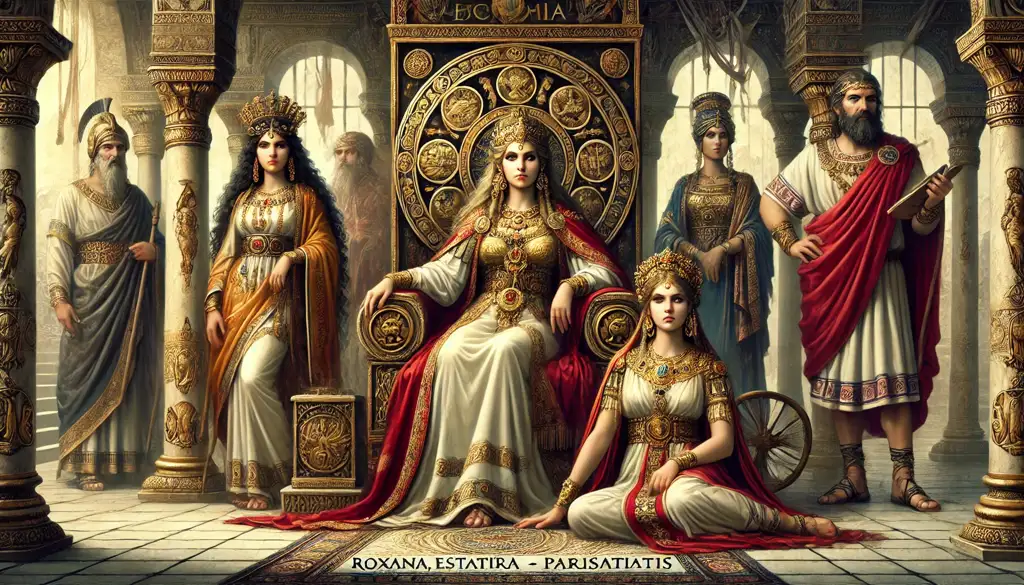 Las mujeres en la vida de Alejandro Magno: Roxana, Estatira y otras