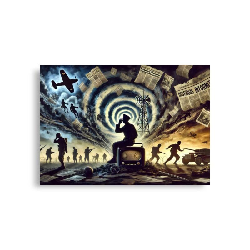 Póster "Desinformación en la Guerra"