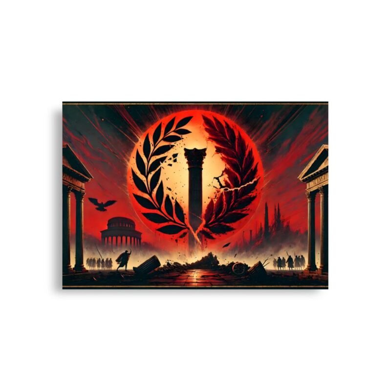 Póster "La caída del imperio romano"