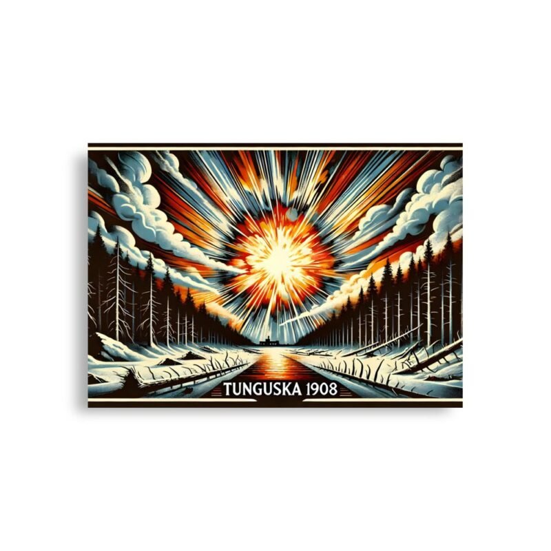 Póster "Tunguska 1908"