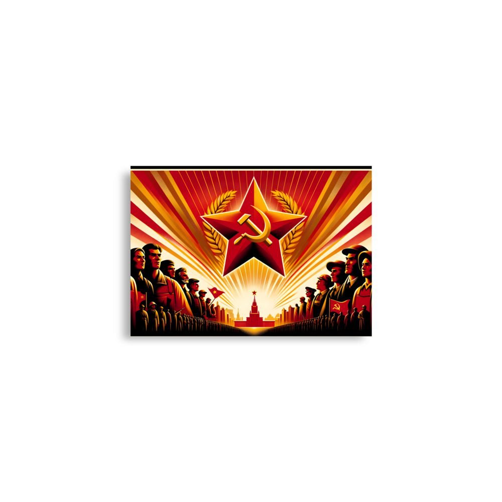 Póster "Unión y Fuerza: La Grandeza de la Unión Soviética"