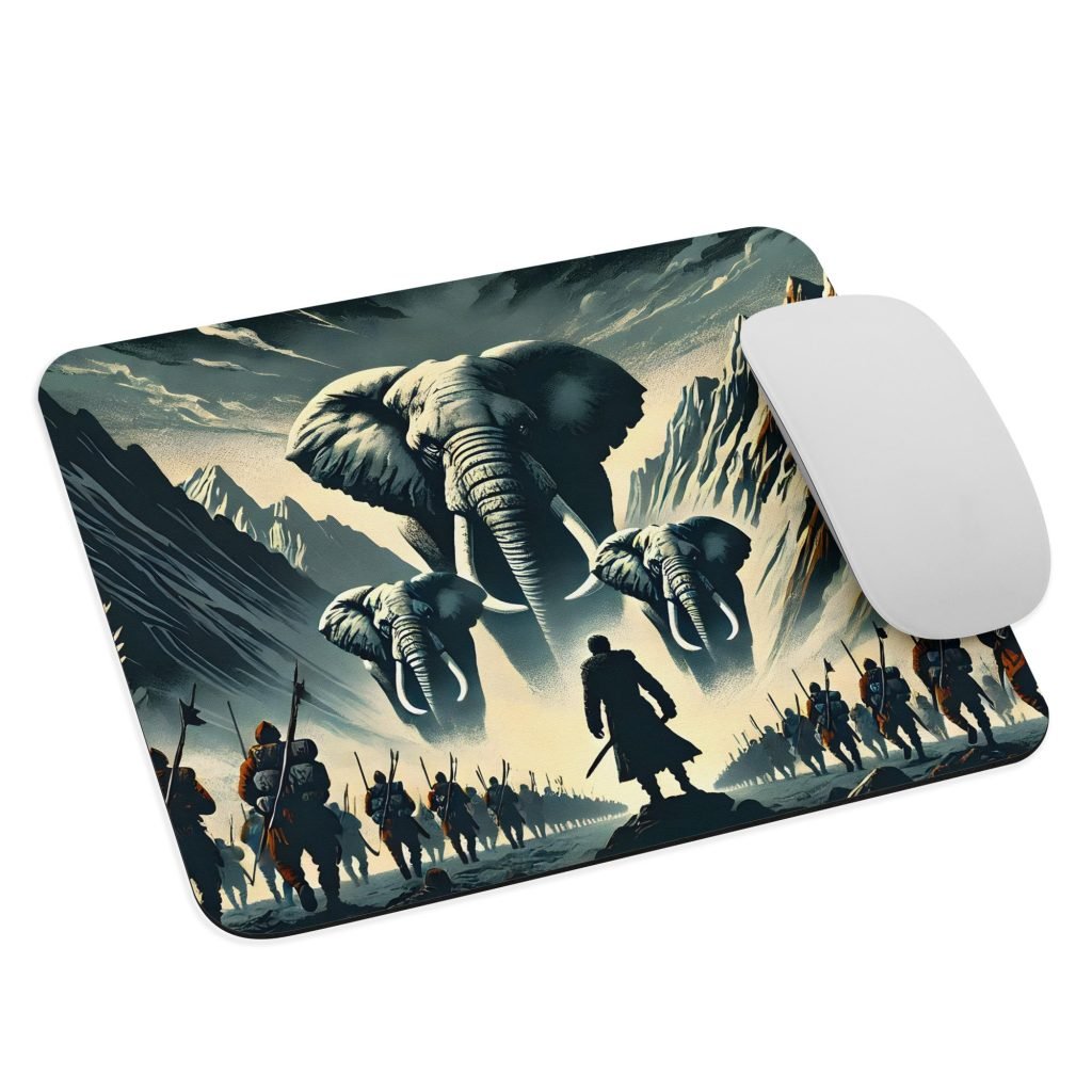 Alfombrilla de ratón "Aníbal: Cruzando los Pirineos" - Imagen 2