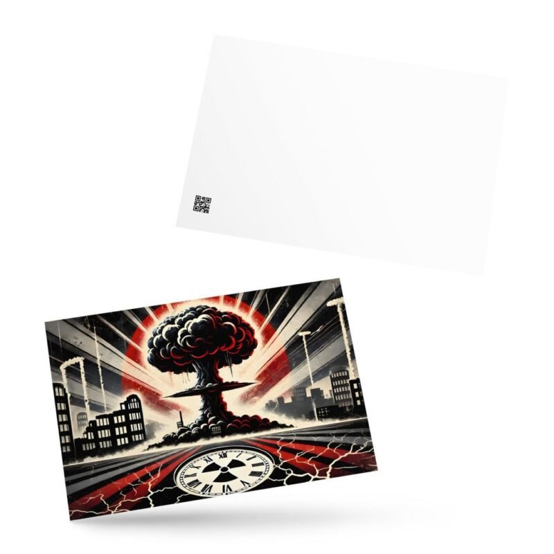 Tarjeta postal "La bomba de Iroshima"