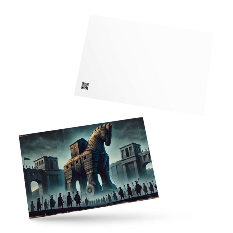 Tarjeta postal “El Caballo de Troya”