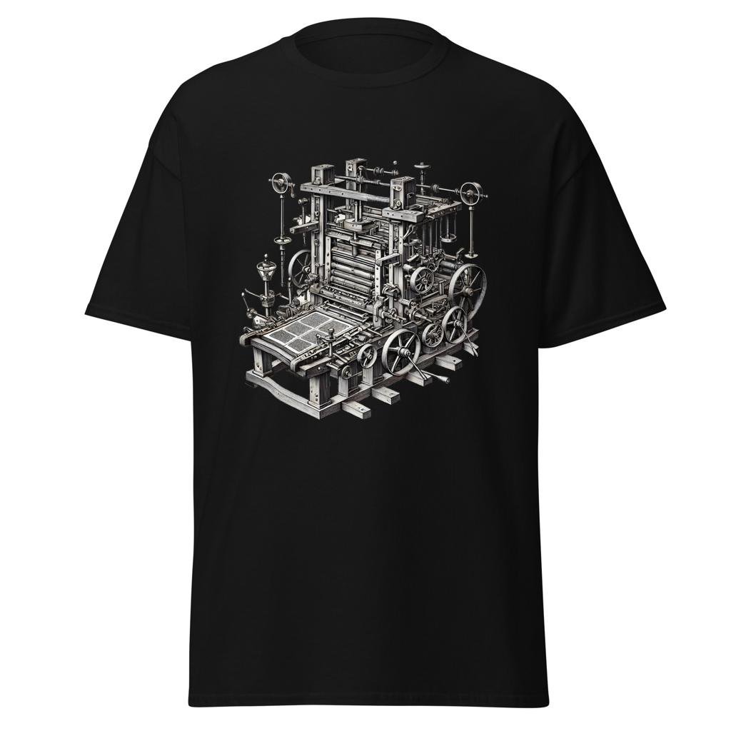 Camiseta "La imprenta de Gutenberg" - Imagen 5