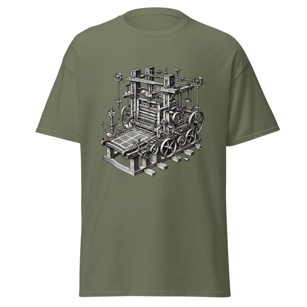 Camiseta "La imprenta de Gutenberg" - Imagen 2