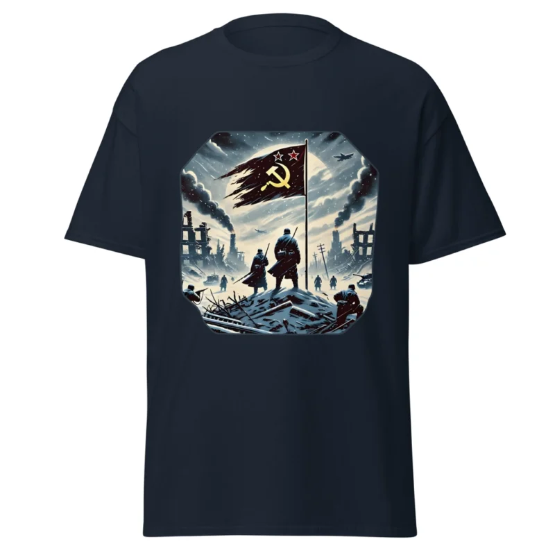 Camiseta "La batalla de Stalingrado". Regalo. Barata. Segunda Guerra Mundial