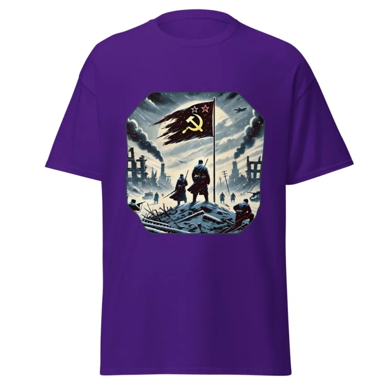 Camiseta "La batalla de Stalingrado". Regalo. Barata. Segunda Guerra Mundial