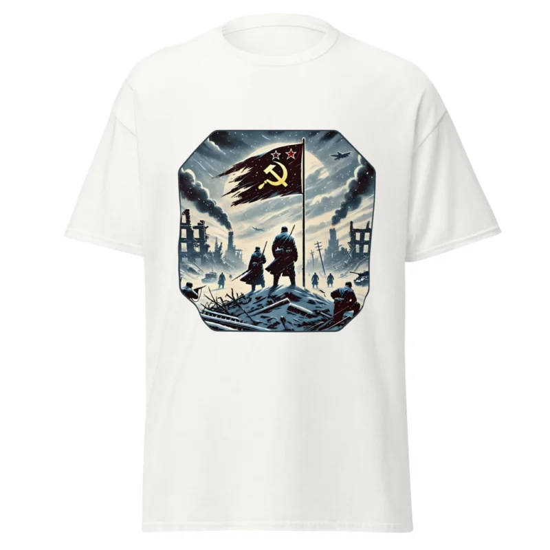 Camiseta "La batalla de Stalingrado". Regalo. Barata. Segunda Guerra Mundial