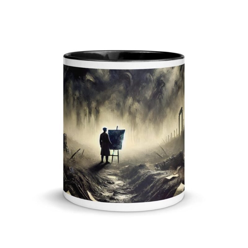 Taza con color «Arte en la guerra»