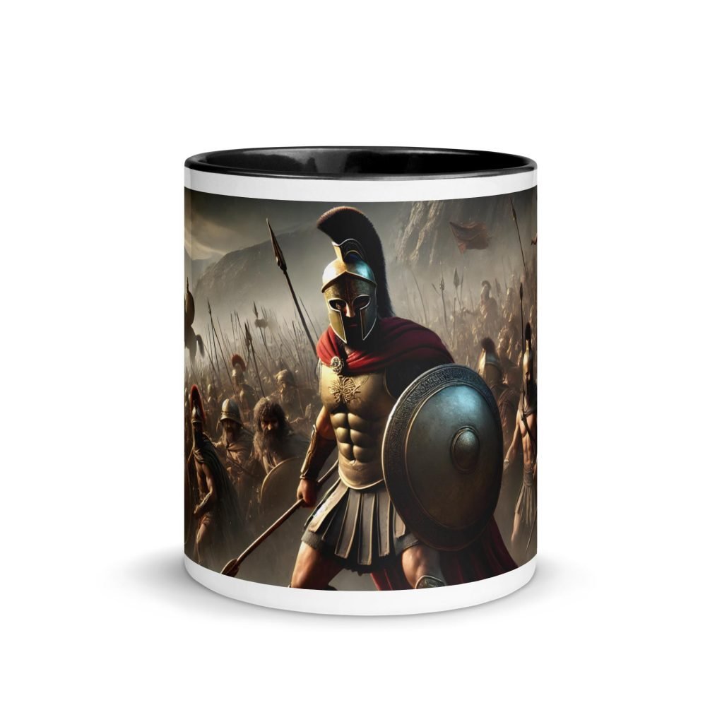 Taza "Leónidas en las Termópilas"