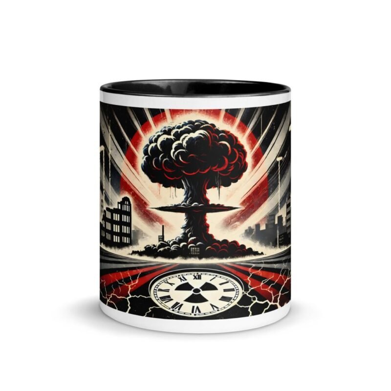 Taza color “La bomba de Iroshima”