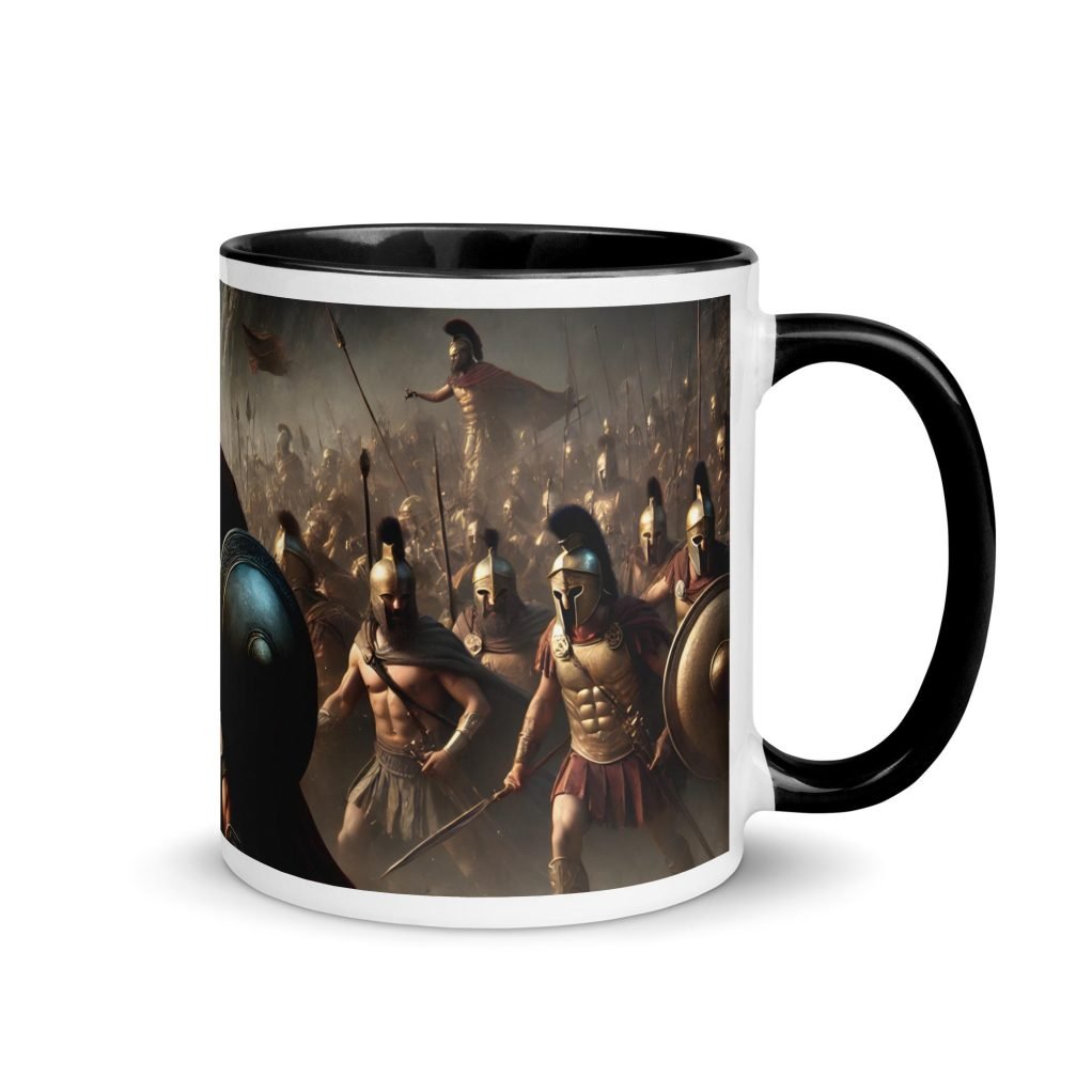 Taza "Leónidas en las Termópilas" - Imagen 2
