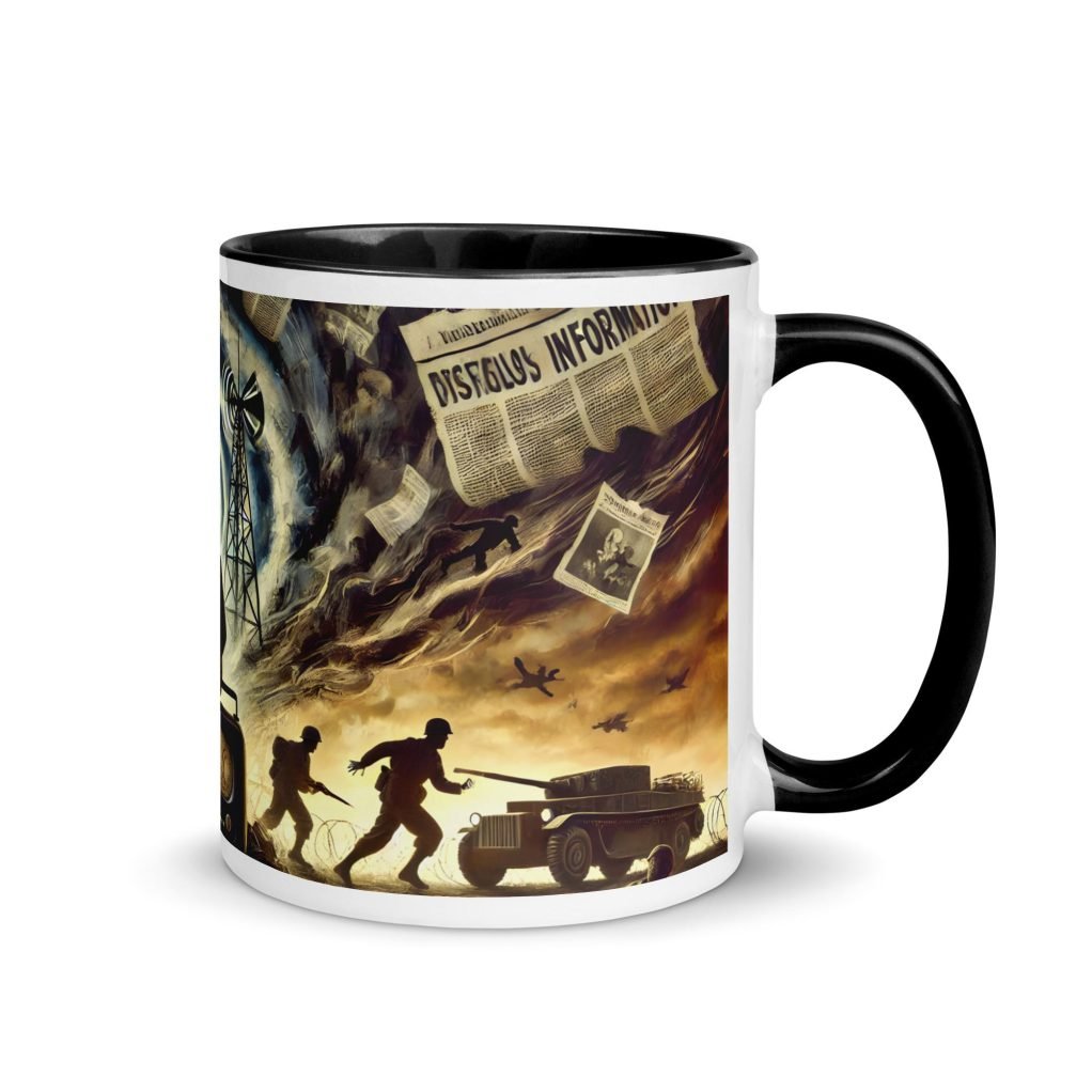 Taza color «Desinformación en la Guerra» - Imagen 2