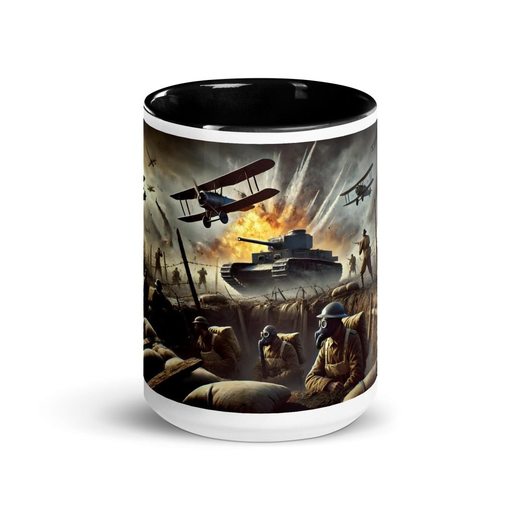 Taza personalizada Barata. Tácticas en la primera guerra mundial. Regalo