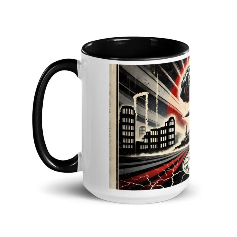 Taza color “La bomba de Iroshima”