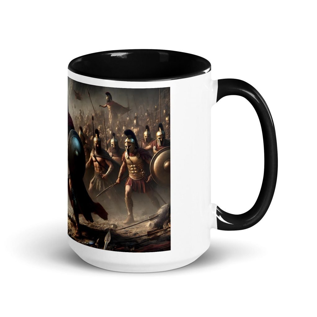 Taza "Leónidas en las Termópilas" - Imagen 4