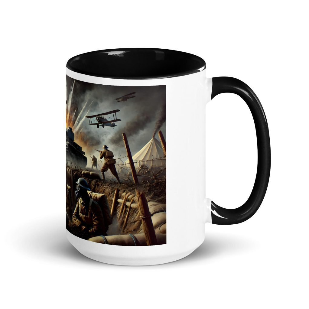 Taza personalizada Barata. Tácticas en la primera guerra mundial. Regalo