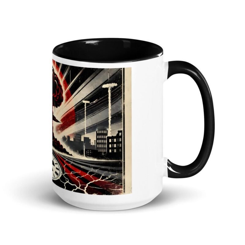 Taza color “La bomba de Iroshima”