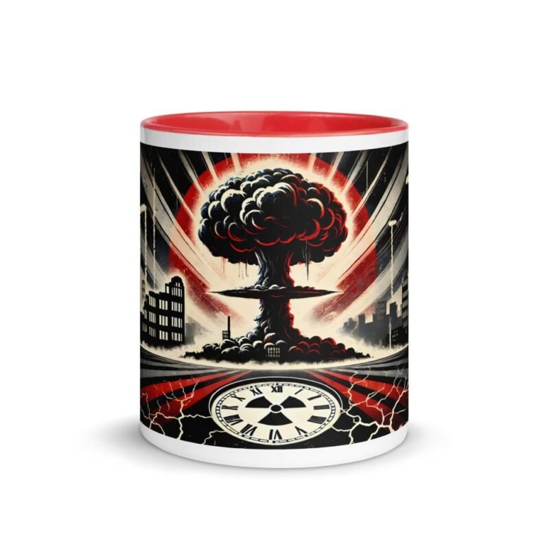 Taza color “La bomba de Iroshima”