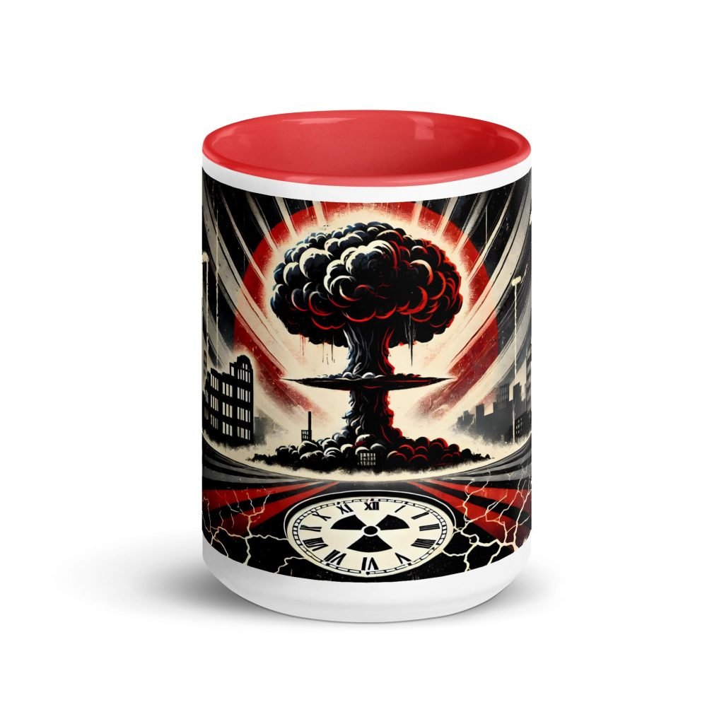 Taza color “La bomba de Iroshima”