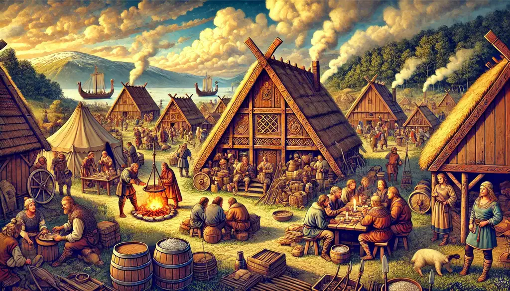 La vida cotidiana en la era vikinga