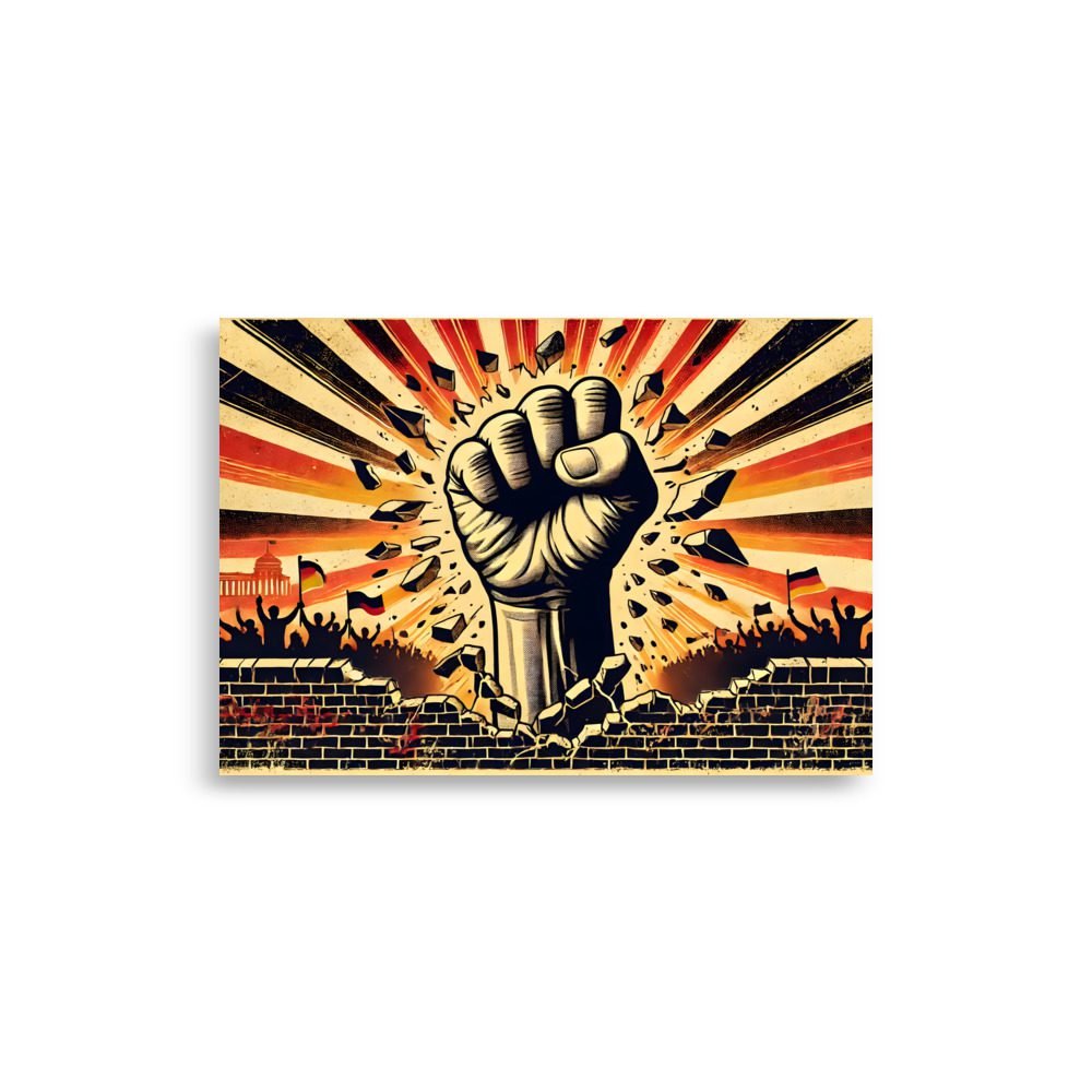 Póster "La Fuerza del Pueblo: La Caida del Muro de Berlín" - Imagen 3