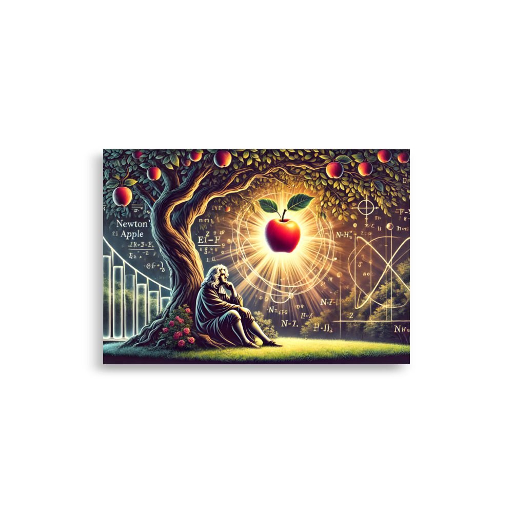 Póster "La Inspiración de Newton: El Momento que Cambió la Ciencia" - Imagen 3