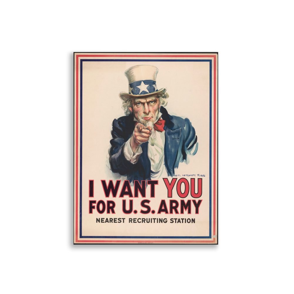 Póster "El Tío Sam te necesita"