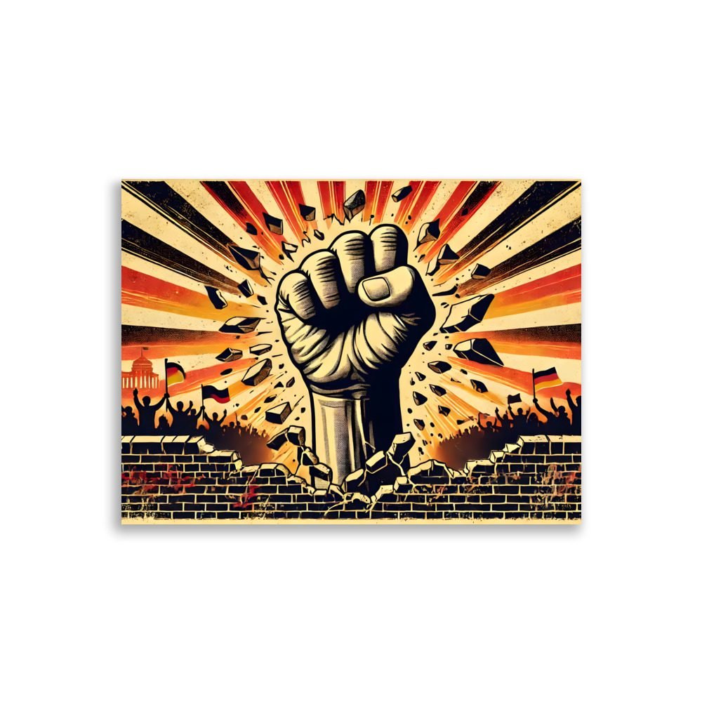 Póster "La Fuerza del Pueblo: La Caida del Muro de Berlín" - Imagen 4