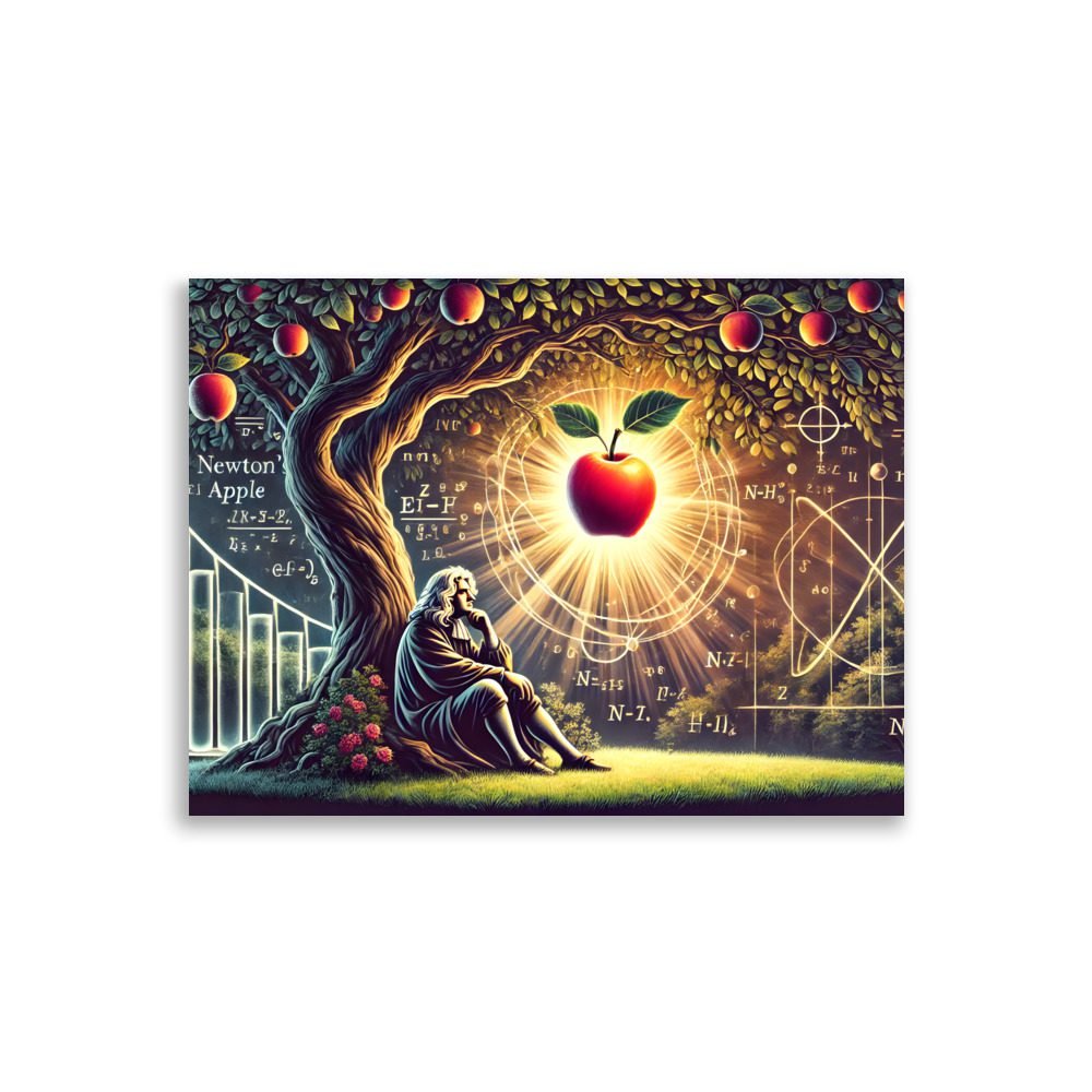 Póster "La Inspiración de Newton: El Momento que Cambió la Ciencia" - Imagen 4