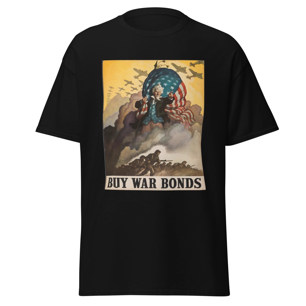 Camiseta “Tío Sam llama a la acción: Compra bonos de guerra” - Imagen 3