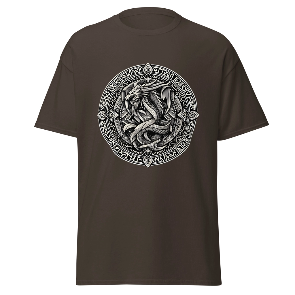 Camiseta "Runa Vikinga del Dragón Guardián" - Imagen 3