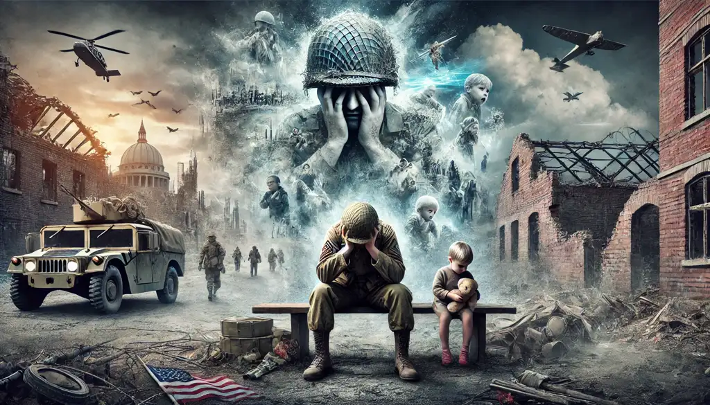 Los efectos psicológicos de la guerra en los soldados y civiles