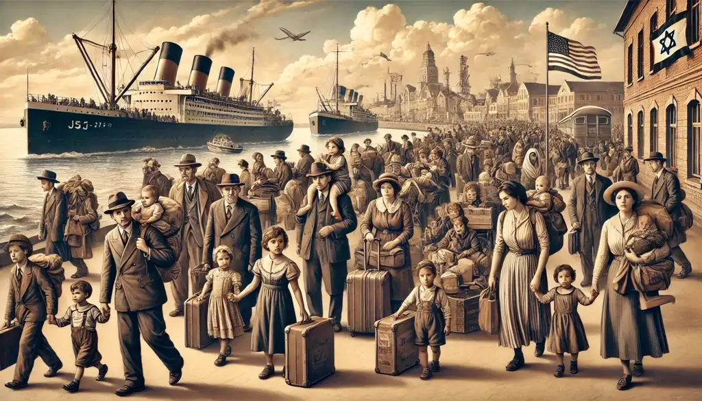 A dónde emigraron los judíos durante la Segunda Guerra Mundial