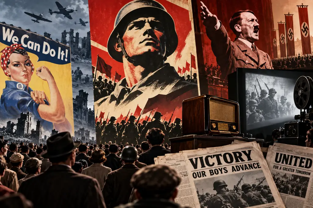 El papel de la propaganda en la movilización de masas durante la Segunda Guerra Mundial
