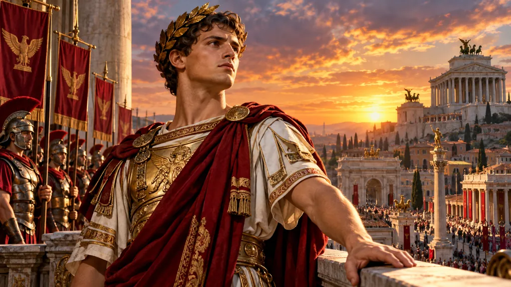 Octavio: el primer Emperador romano tras la muerte de Julio César